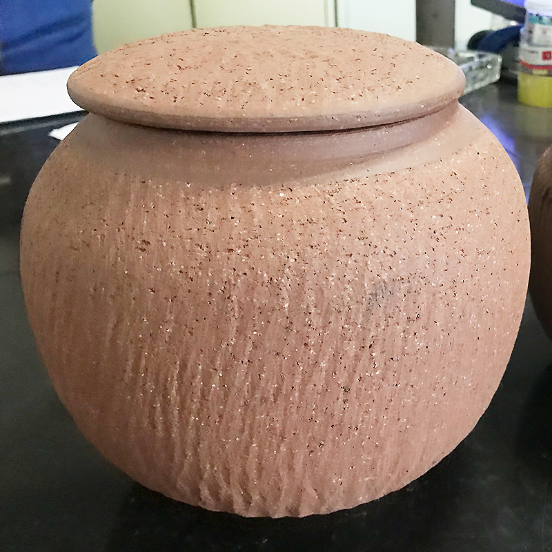 紫砂茶罐  土陶工艺品